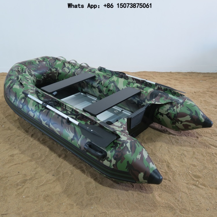 Inflatable Boat 4 Person - CE-goedgekeurde opblaasbare zeilboot met zachte bodem,