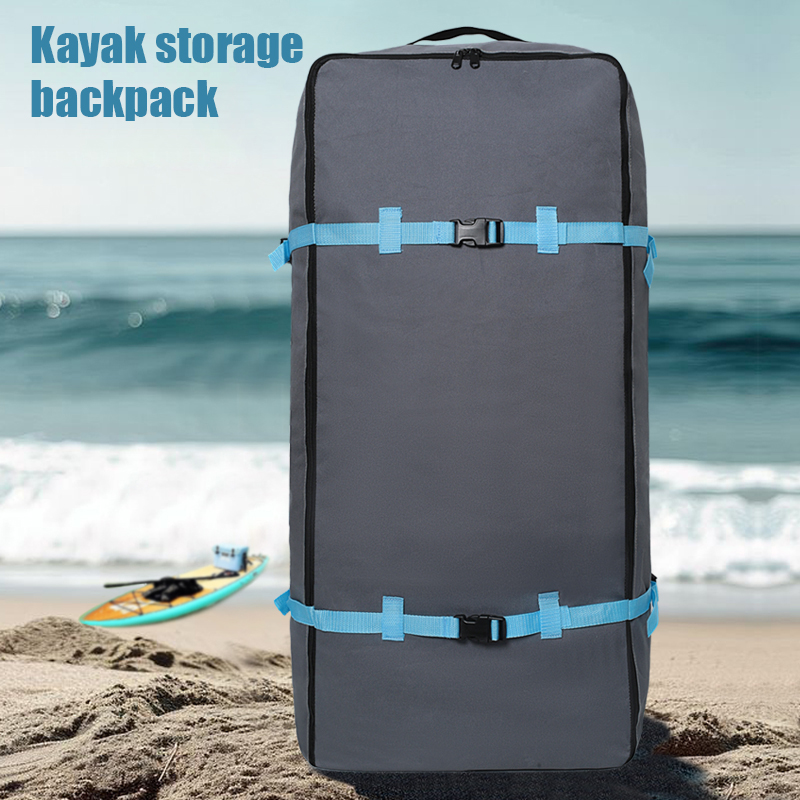 Paddle Board Backpack - Grijze Oxford-stoffen paddleboard-rugzak met externe versterkte