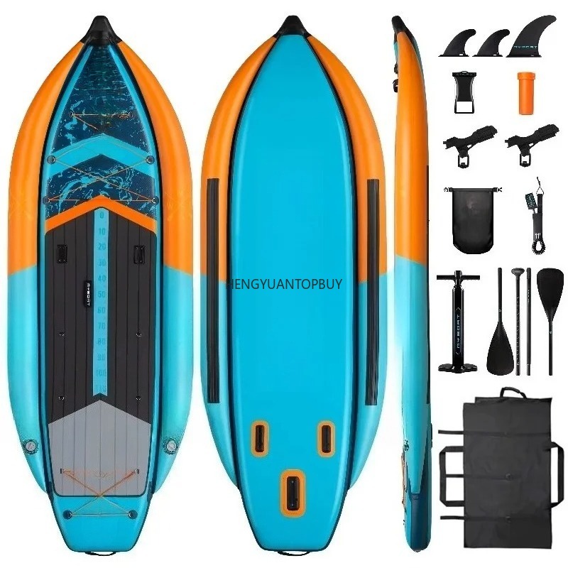 Kayak Inflatable 2 Person - Nieuw ontwerp afneembare opblaasbare kajak visboot