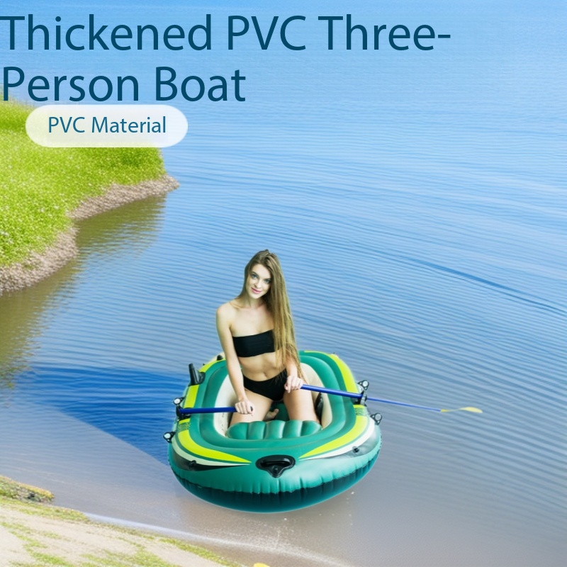 Inflatable Kayak 3 Person - Fabrieksgroothandel 2/3 persoons verdikte PVC opblaasboot,