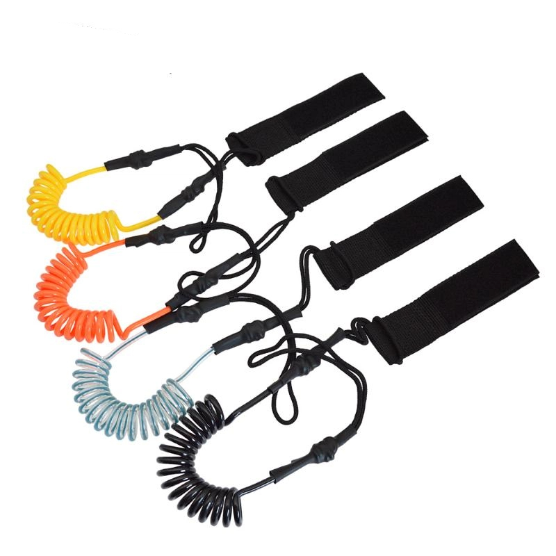 Paddle Board Leash Coiled - Nieuwe Surf Sup Enkelriem Surfen Elastisch