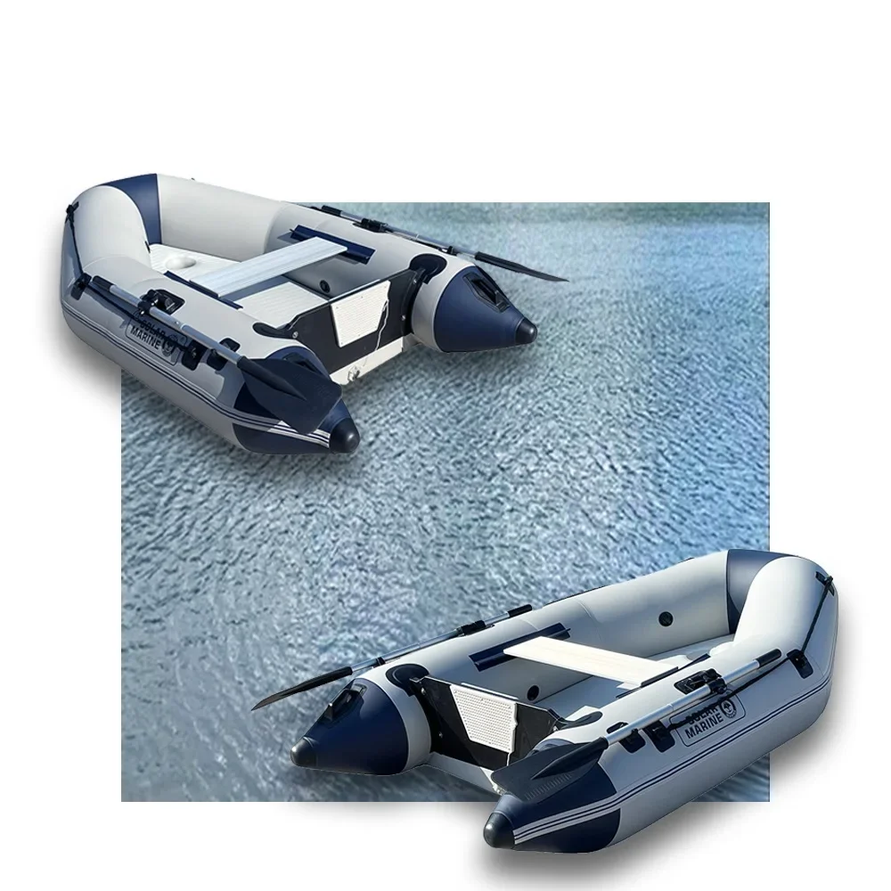 Inflatable Kayak 3 Person - Opblaasbare visboot, 2,7 m, 8,8 ft,