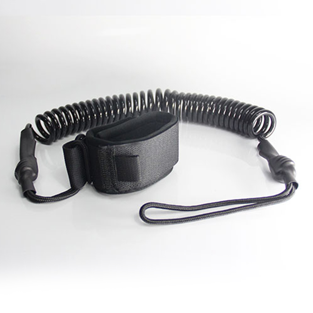 Paddle Board Leash Coiled - Veilige enkelriem voor paddleboards, gemaakt van