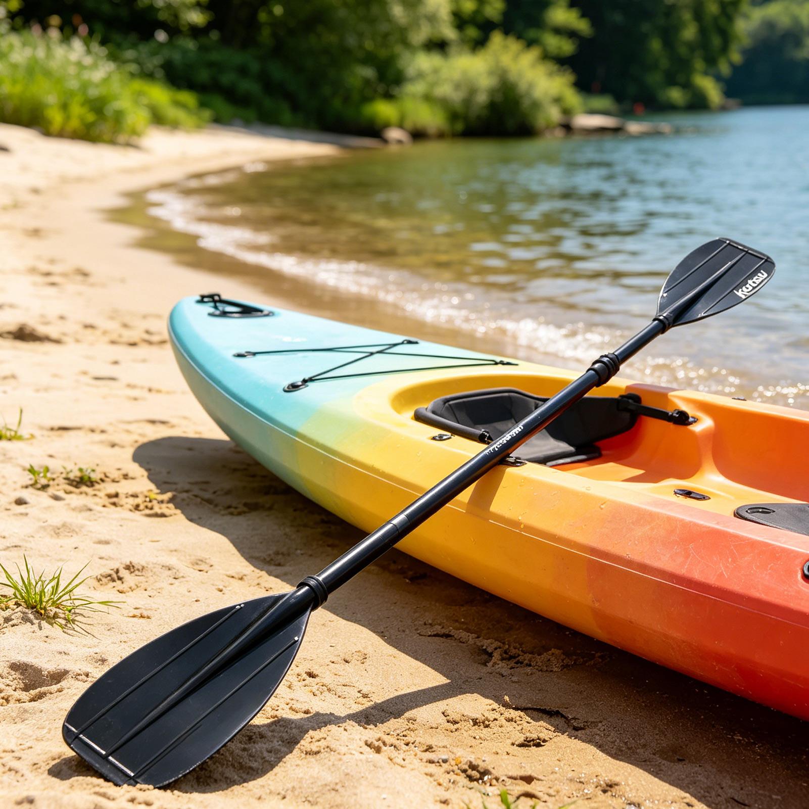 Kayak Inflatable 2 Person - 2-delige kajakpeddel van carbonfiber, lichtgewicht dubbelbladige
