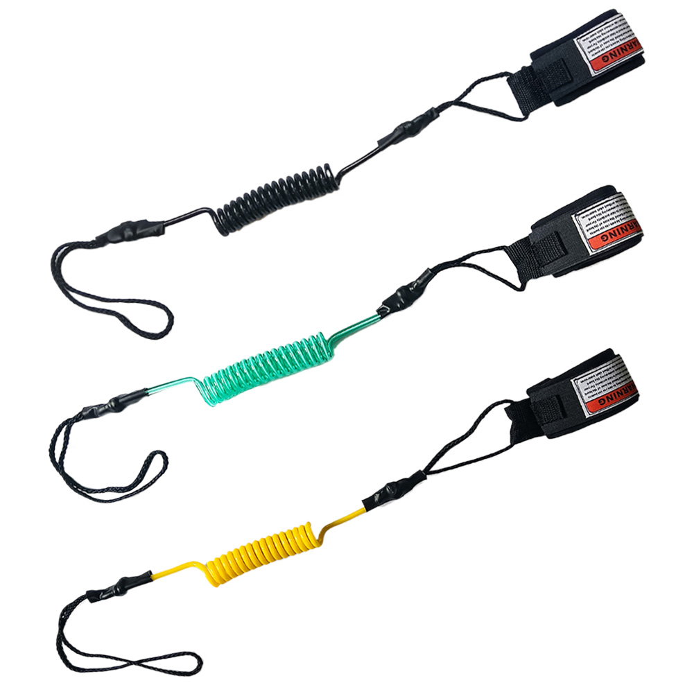 Paddle Board Leash Coiled - Opgerolde bodyboard-riem Stay Board enkelband Paddleboard