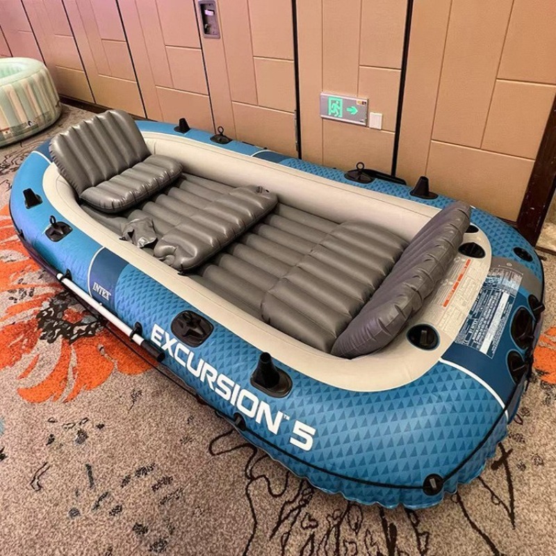 Zware opblaasbare kajak visboo - Inflatable Boat 4 Person recensie en prijs