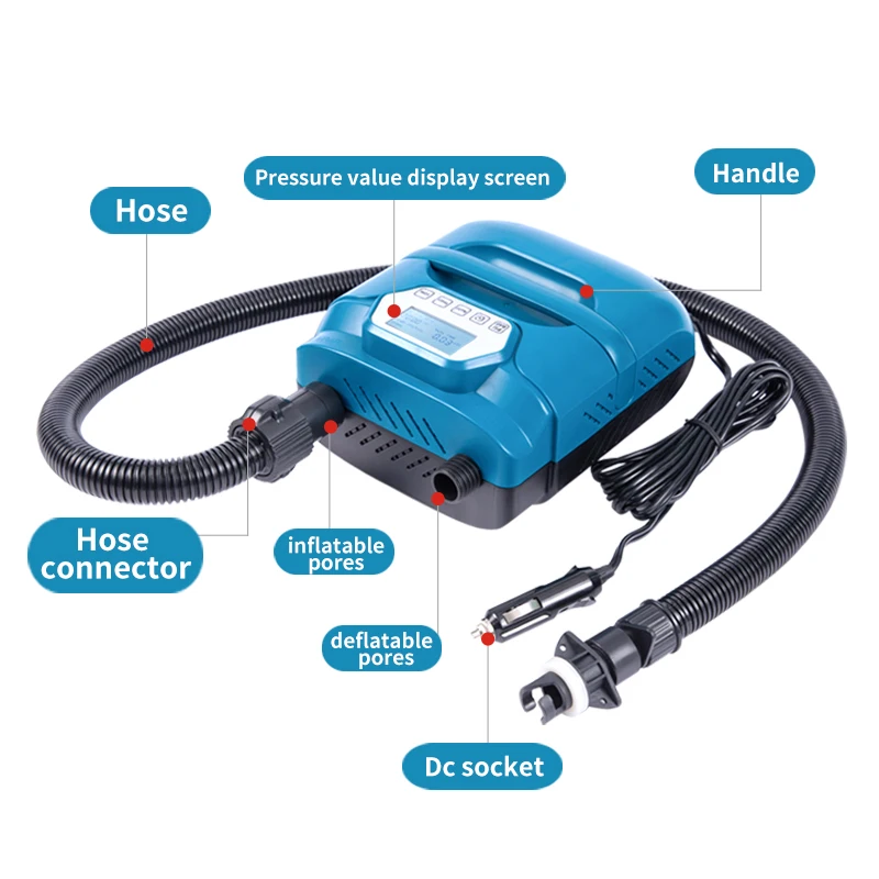 2026 Hot Selling Draagbare Ele - Paddle Board Electric Pump 20Psi recensie en prijs