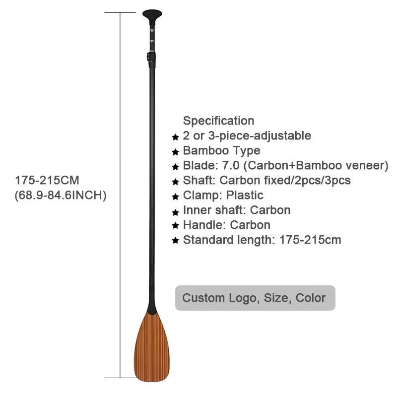 1 2 3-delige paddle van carbon - Sup Paddle Carbon Fiber recensie en prijs