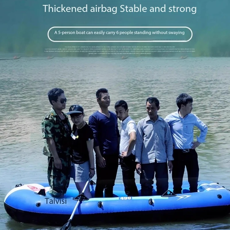 4-persoons zelfopblazende rubb - Inflatable Boat 4 Person recensie en prijs