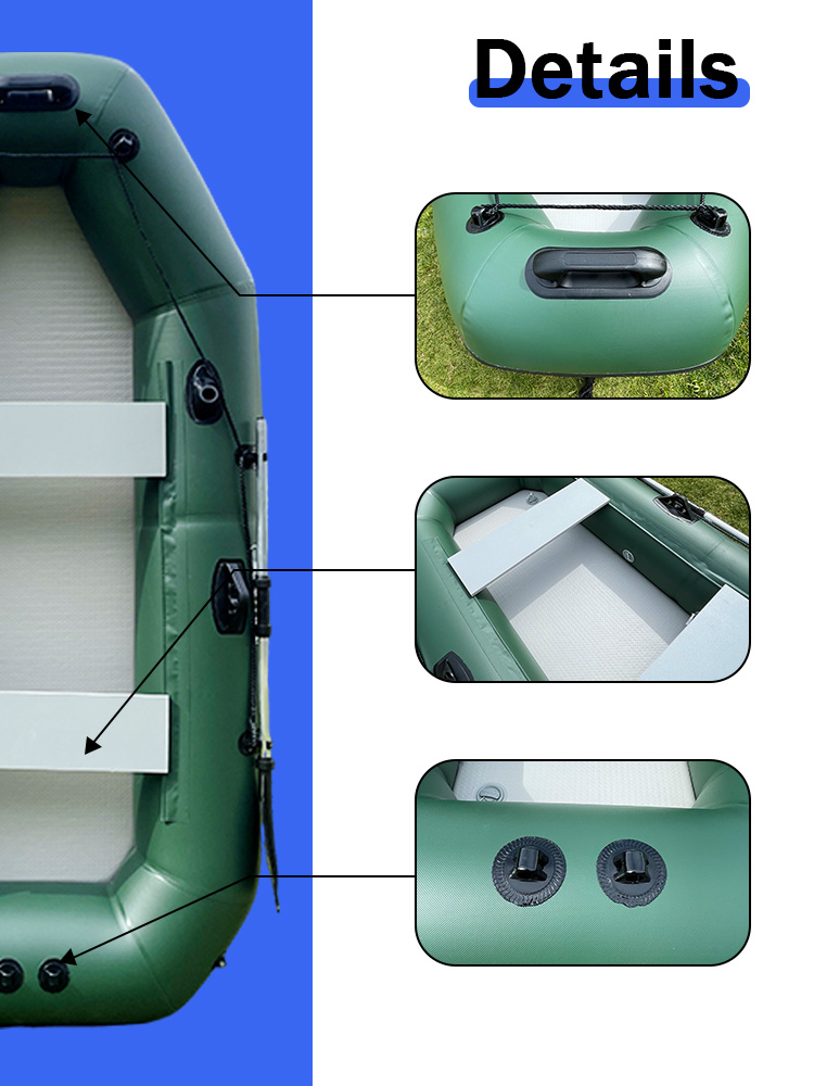 3-persoons roeikajak 260 cm op - Inflatable Kayak 3 Person recensie en prijs