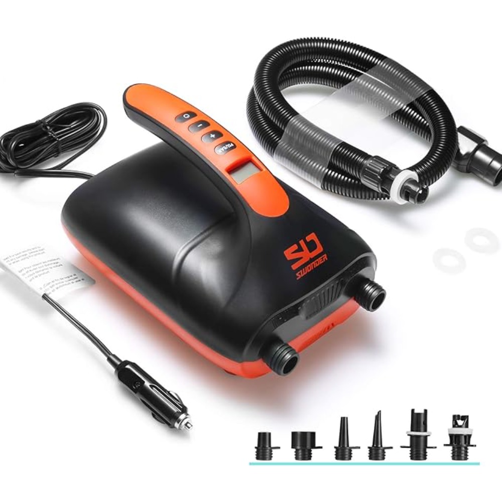 Draagbare 12V SUP luchtpomp vo - Paddle Board Electric Pump 20Psi recensie en prijs