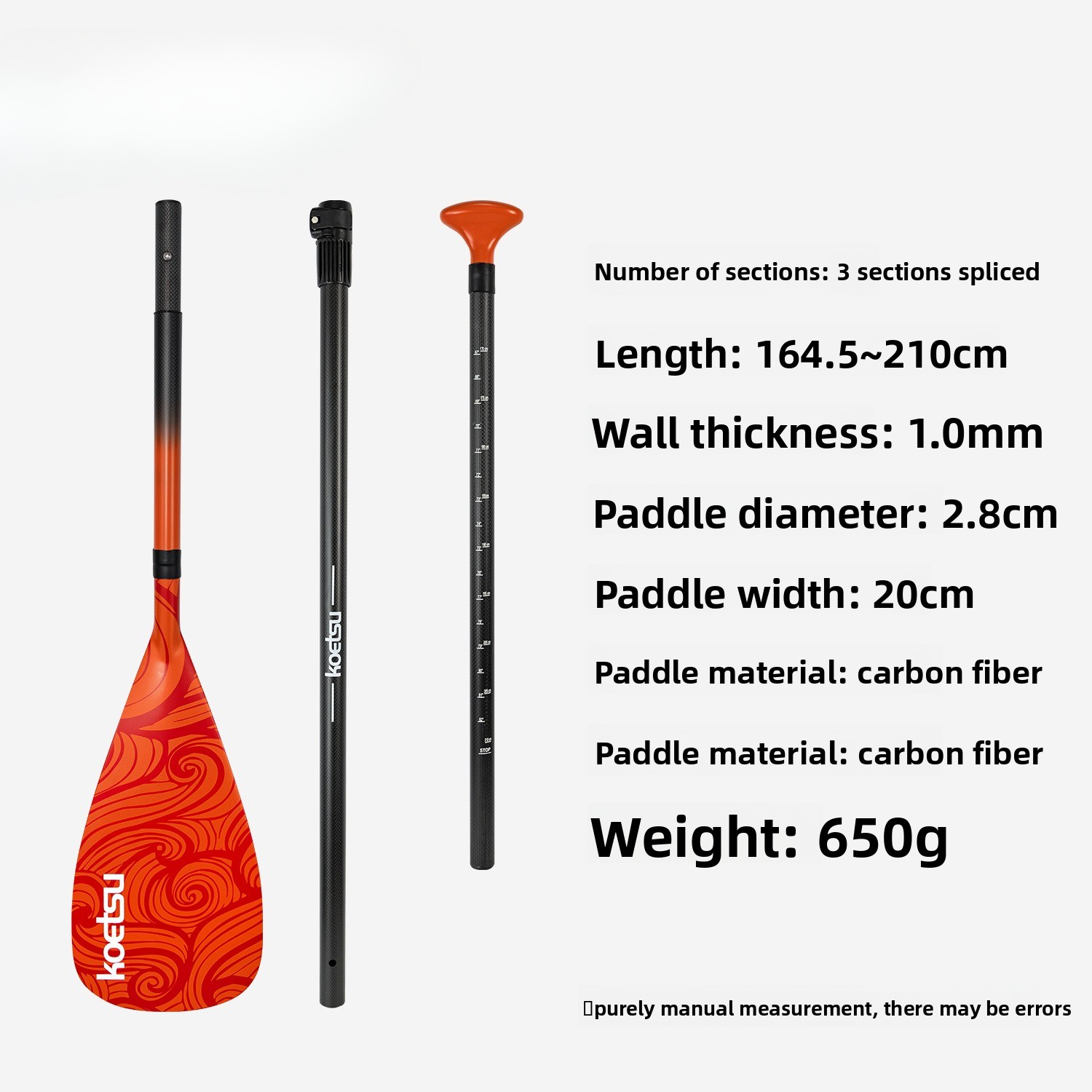 Volledig carbon paddle, kleur  - Sup Paddle Carbon Fiber recensie en prijs