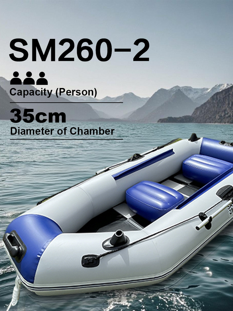 8,5ft opblaasbare vissersboot  - Inflatable Kayak 3 Person recensie en prijs