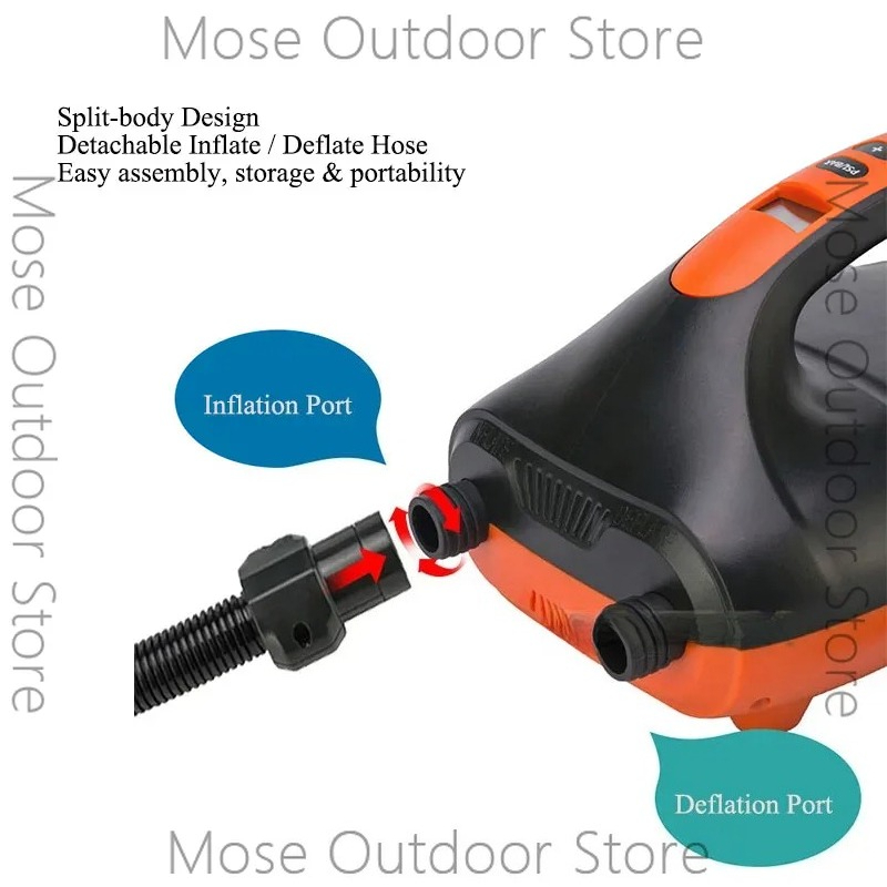 Luchtpomp 20 PSI 12V DC Auto-a - Paddle Board Electric Pump 20Psi recensie en prijs