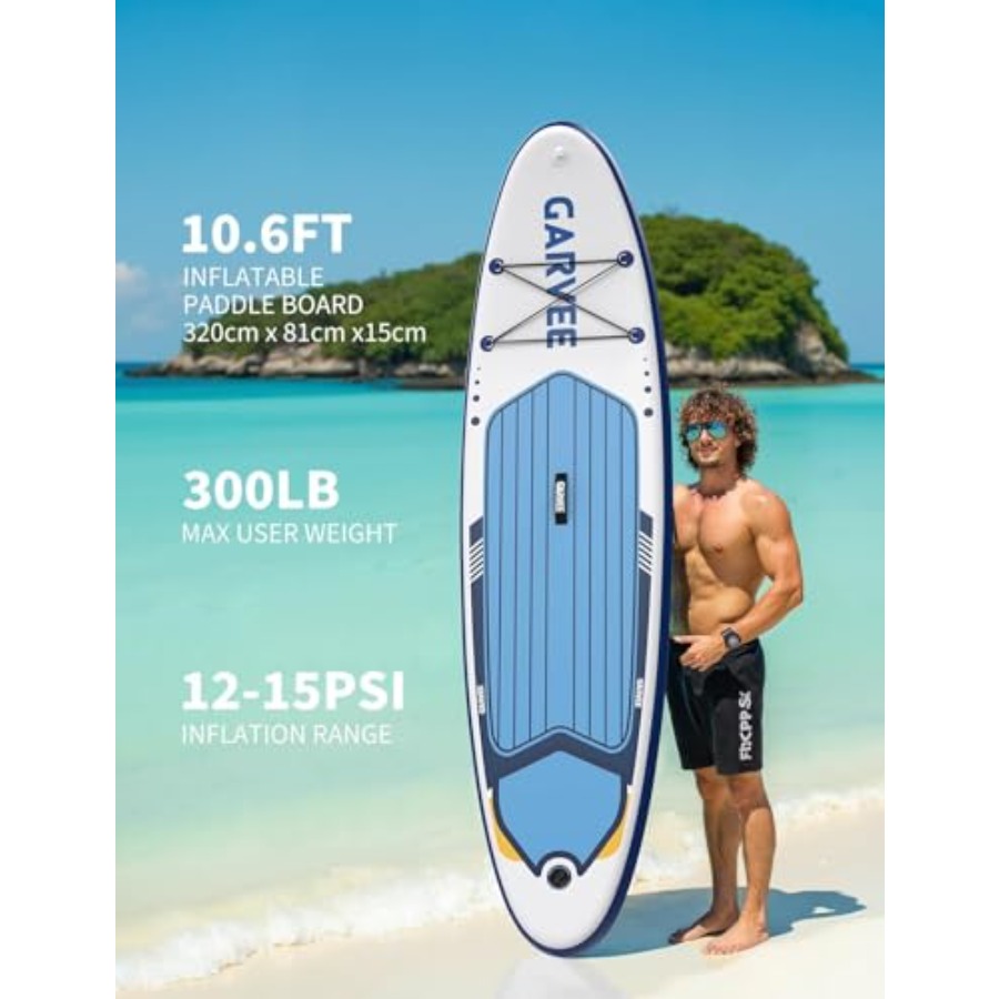 Opblaasbaar Stand Up Paddle Bo - Inflatable Paddle Board 10.6Ft recensie en prijs