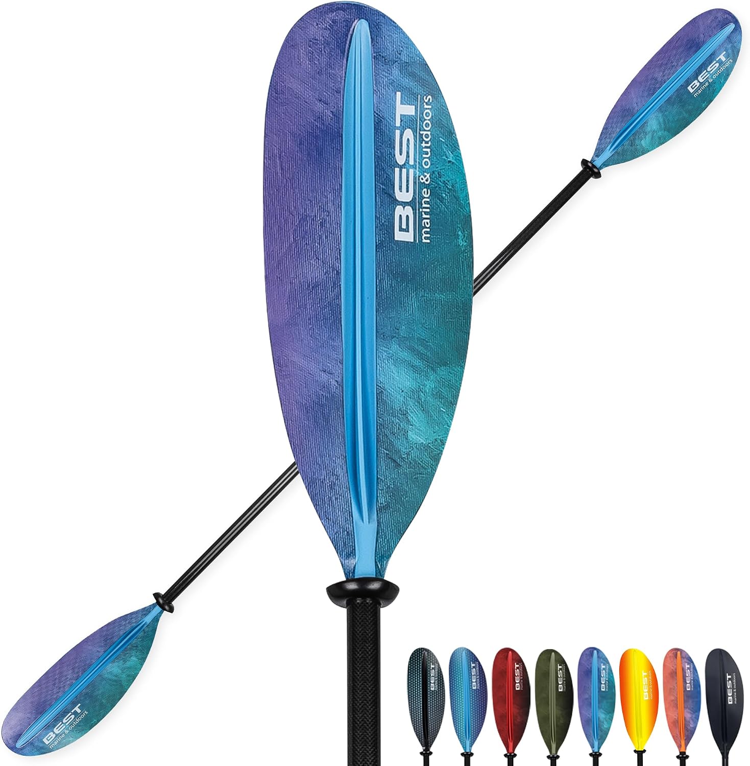 Kajakpeddel van carbonfiber, 2 - Kayak Paddle Carbon 2 Piece recensie en prijs