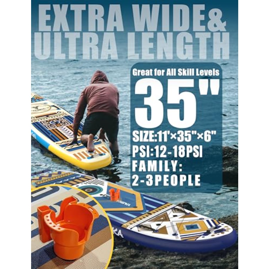Opblaasbaar Stand Up Paddleboa - Sup Board 11Ft Inflatable recensie en prijs