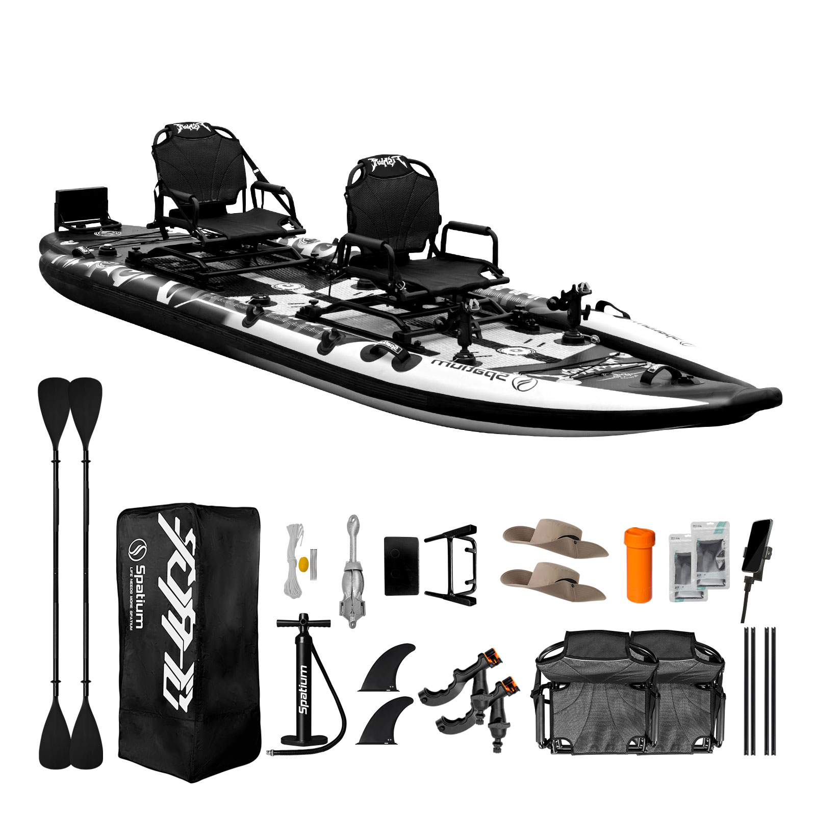 Opblaasbaar 2-persoons vispedd - Kayak Inflatable 2 Person recensie en prijs