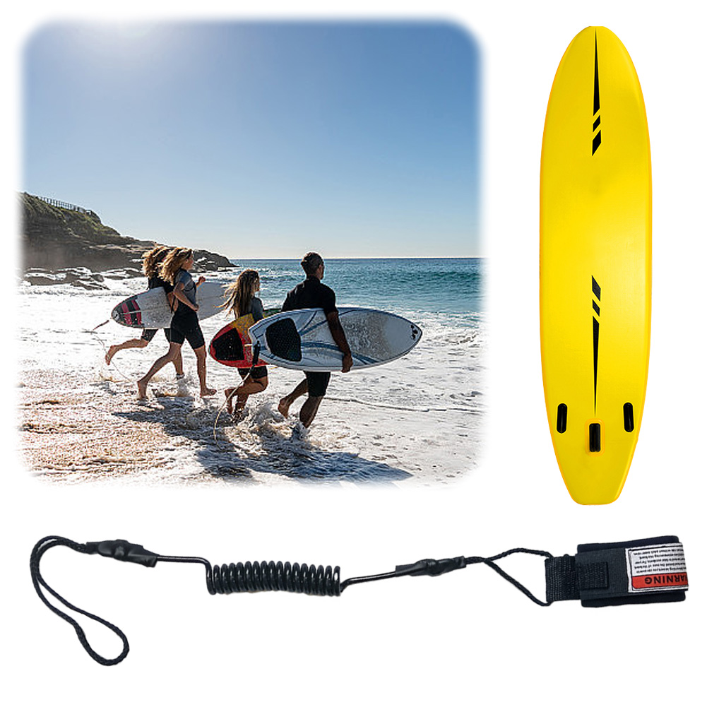 Gesloten bodyboard leash, stay - Paddle Board Leash Coiled recensie en prijs
