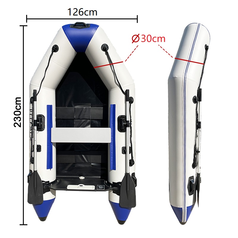 3-persoons 0,9 mm PVC opblaasb - Inflatable Kayak 3 Person recensie en prijs
