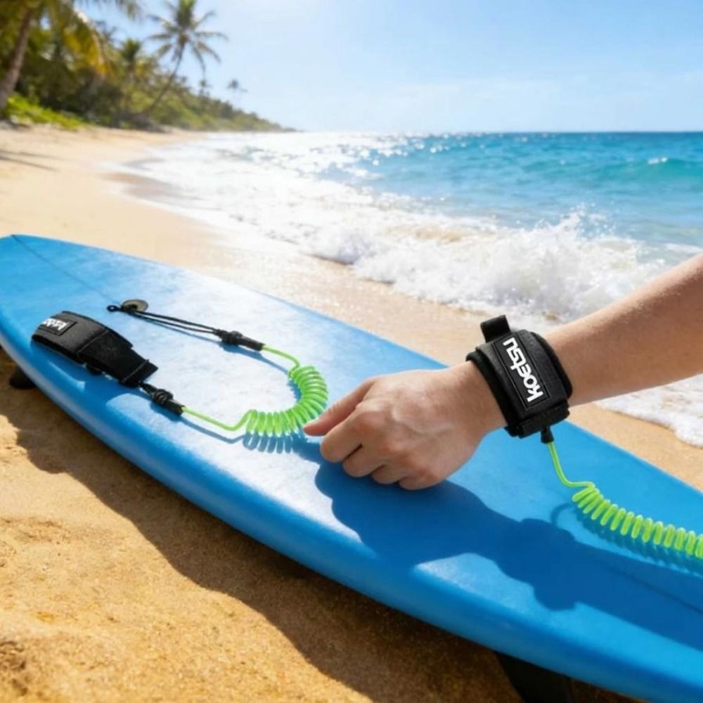 Nieuwe elastische rekbare opge - Paddle Board Leash Coiled recensie en prijs