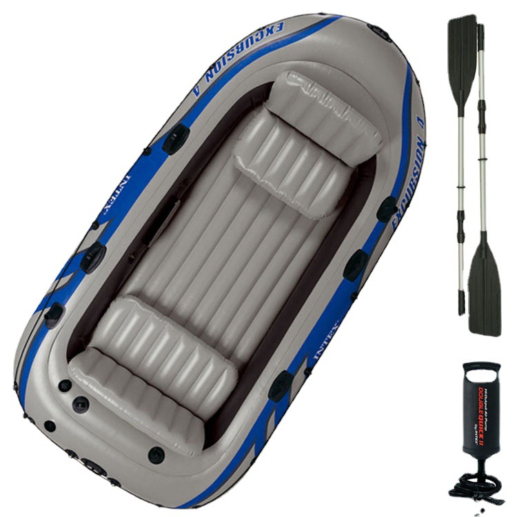 Opblaasbare roeiboot voor 4 pe - Inflatable Boat 4 Person recensie en prijs