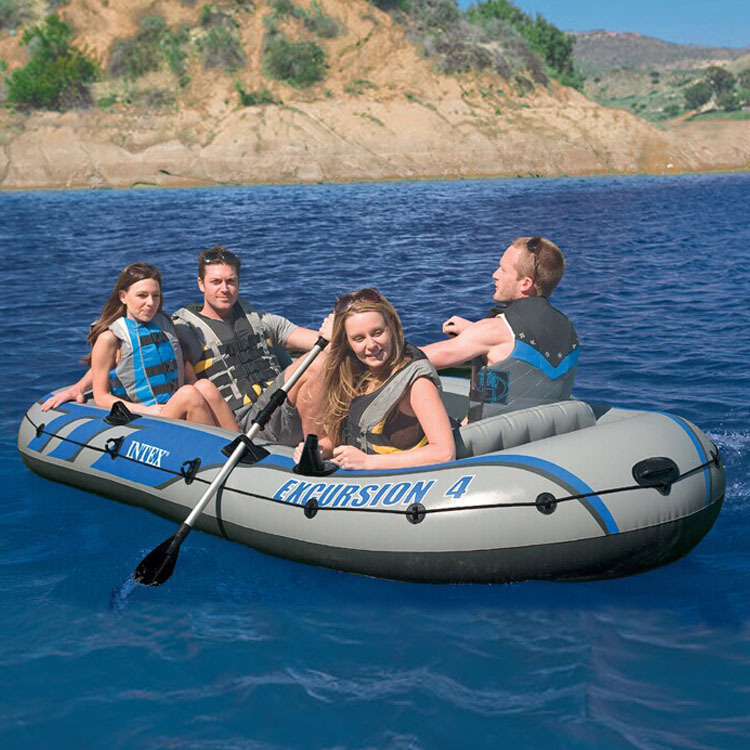 Opblaasbare roeiboot voor 4 pe - Inflatable Boat 4 Person recensie en prijs